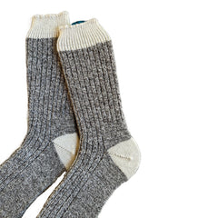 Cozy Winter Warm Wool and Angora Socks, Made with Merino Wool and Angora Yarn