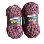 Aktiv Cotton/Wool Sock Yarn, 2 Skeins