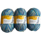 Regia Mosaik Color Wool Yarn, 6 ply, 3 Skeins, One price for all