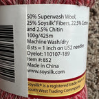 Tofusies Cotton/Wool Sock Yarn, 4 Skeins