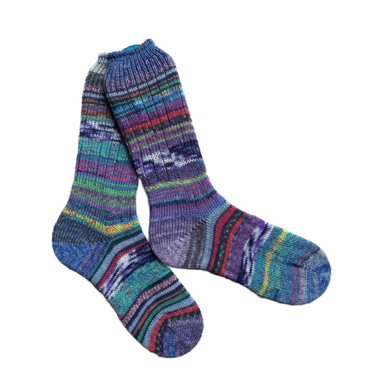 Scrappy/Frankenstein Colorful Wool Socks, Gift Socks