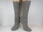 Winter Warm Wool and Angora Socks, Made with Twist Merino wool and Angora Yarn