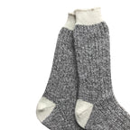 Cozy Winter Warm Wool and Angora Socks, Made with Merino Wool and Angora Yarn Twist with Stripes