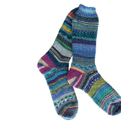 Scrappy Colorful Wool Socks,Thick Wool Socks, Colorful Wool Socks, Handknit