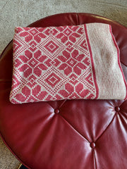 Merino Wool and Alpaca knit throw, Luxurious Handwoven Blanket for Year-Round Comfort, Ideal Gift for Friends and Family