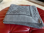 Handmade Knit Throw Blanket, Luxurious Soft Yarn Perfect for Relaxation, Unique Gift Idea for Any Occasion