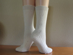 Wool Angora Socks - Handcrafted Warmth for Chilly Days - Thoughtful Gift for Her