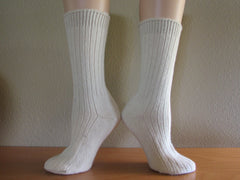 Wool Angora Socks - Handcrafted Warmth for Chilly Days - Thoughtful Gift for Her