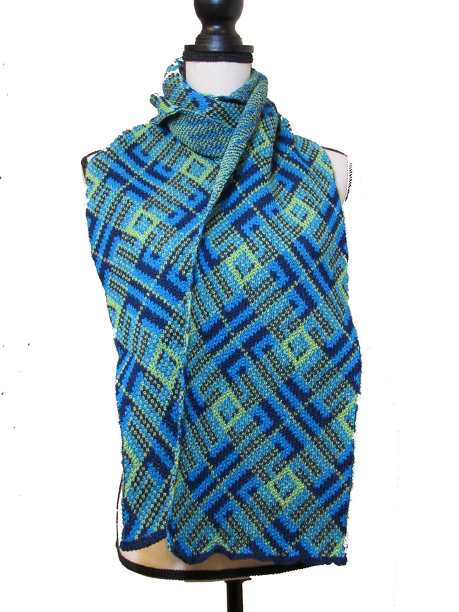 Alpaca Scarf, Handmade, Wool Scarf Women, Merino Wool Scarf, Wool Scarf Handmade, Hand Knit Scarf Hover Image