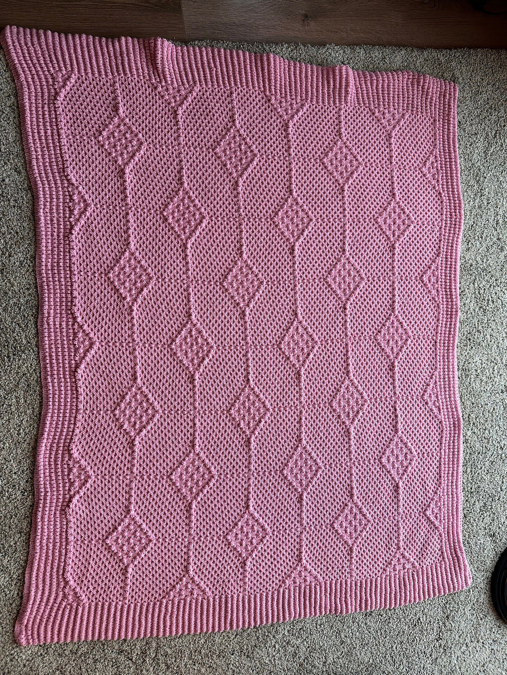 Knit Afghan Handmade, Baby Shower Gift, Handmade Blanket, Throw Blanket, Nursery Accent Wall, Blanket, Chunky Knit Blanket, Swaddle Blanket