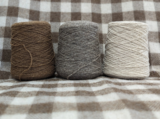 Fairisle Knit Hat, Warm Imported Wool Winter Beanie, Cozy Cold Weather Headwear, Handmade Gift for Him or Her Main Image