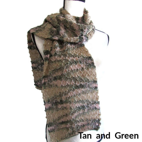 Light Lacy Alpaca Scarf, 3 Different Colors, Wool Alpaca Scarf, Dress Scarf