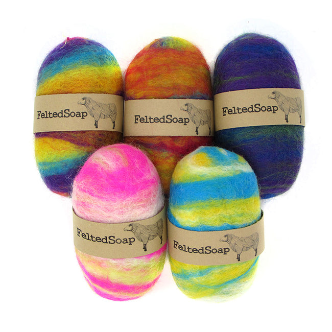 Eco Friendly Felted Soap Bars, Made one at a Time Hover Image