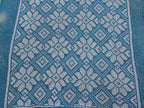 Flower Diamond Knit Afghan or Lap Blanket, Large Size-50" x 80", Free Shipping