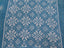 Flower Diamond Knit Afghan or Lap Blanket, Large Size-50" x 80", Free Shipping