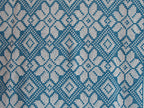 Flower Diamond Knit Afghan or Lap Blanket, Large Size-50" x 80", Free Shipping