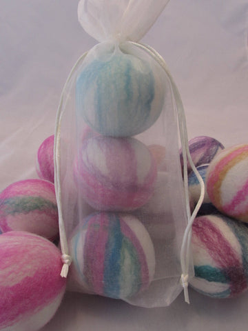 Felted Wool Dryer Balls-Eco Friendly-Gift under $20-Laundry Balls