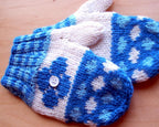 Pickin Daisies Child's Mittens Quick Easy Pattern PDF