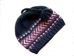 EKP2011-2 Winter Hat Easy Knitting Pattern, Men's Winter Hat Pattern, Easy Hat Pattern