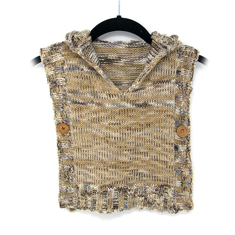 EKP2019-3 Child's Easy Knit Poncho, Instructions for 4 Sizes, PDF, Easy Knitting Pattern