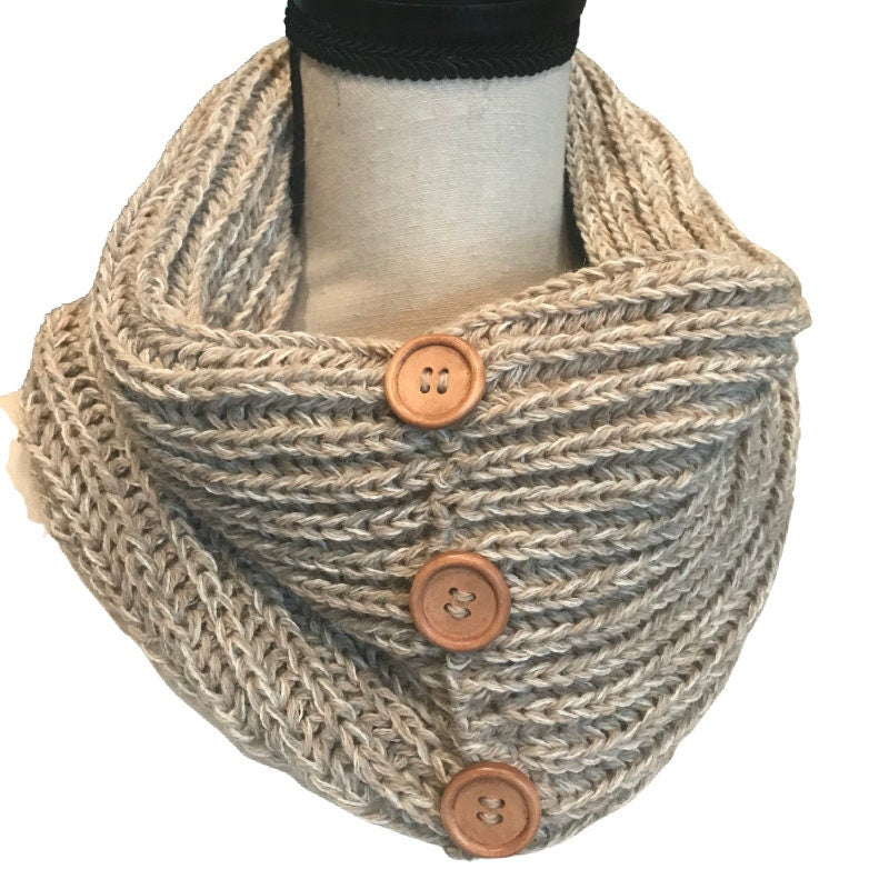 Alpaca and Merino Wool Chunky Neck Scarf, Knitted Scarf, Cowl Scarf, Oversized Scarf, Loop Scarf, Alpaca Scarf, Infinity Scarf, Winter Scarf