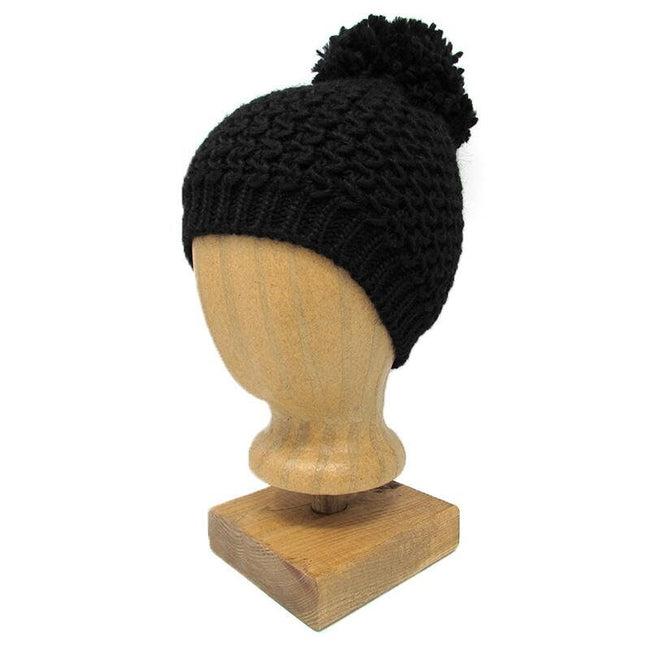 Super Chunky Knit Wool and Alpaca Hat, Handmade Hover Image