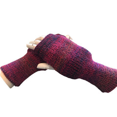 FMS2022-1 Knit Fingerless Mitten and Scarf Set-Fingerless Mittens Women-Wrister Warmers-Knit Fingerless-Winter Gloves-Knit Arm Warmers