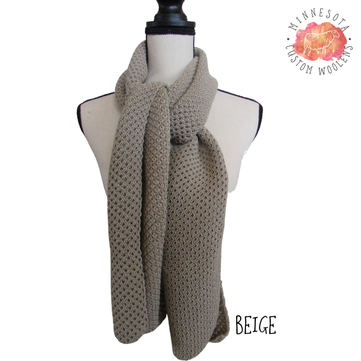 Alpaca and Merino Wool Scarf, Hand Knit Scarf, Alpaca Scarf, Hand Knit Scarf,  Handmade Scarf, Knit Scarf, Lightweight Scarf, Handmade Wool