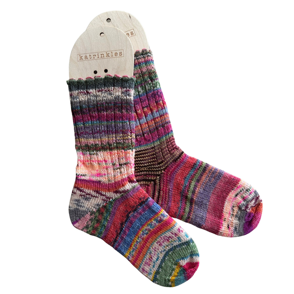 Colorful Scrappy Merino Wool Socks, HandMade Women's Wool Socks, Unique Colored Socks, Winter Wool Socks, Colorful Wool Socks, Unique