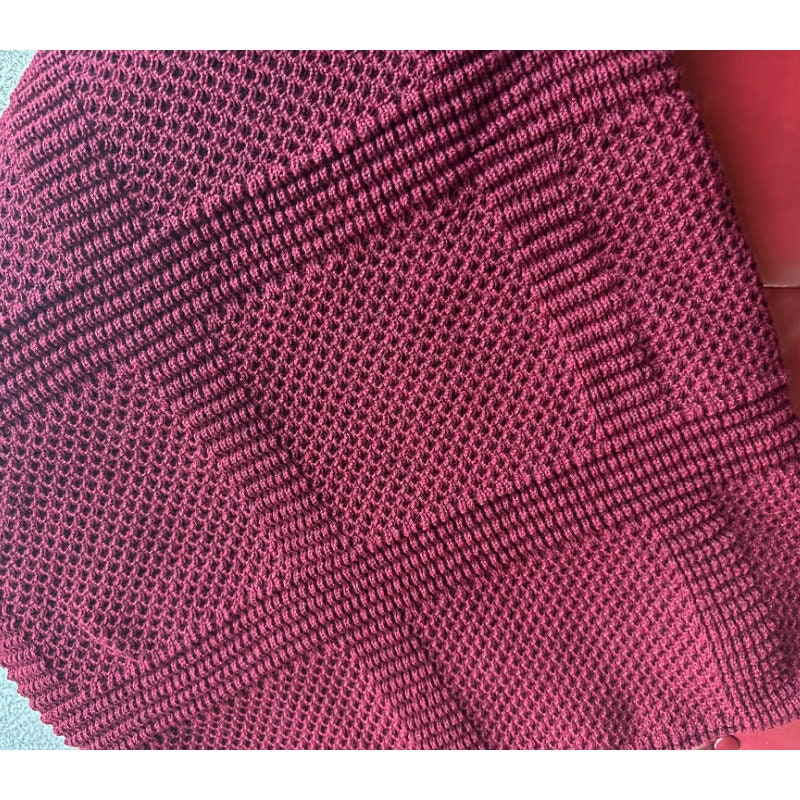 Warm and Cozy Afghan, Knit Throw Blanket, Fireplace Throw, Hand Knit Afghan, Knit Blanket, Chunky Knit Blanket