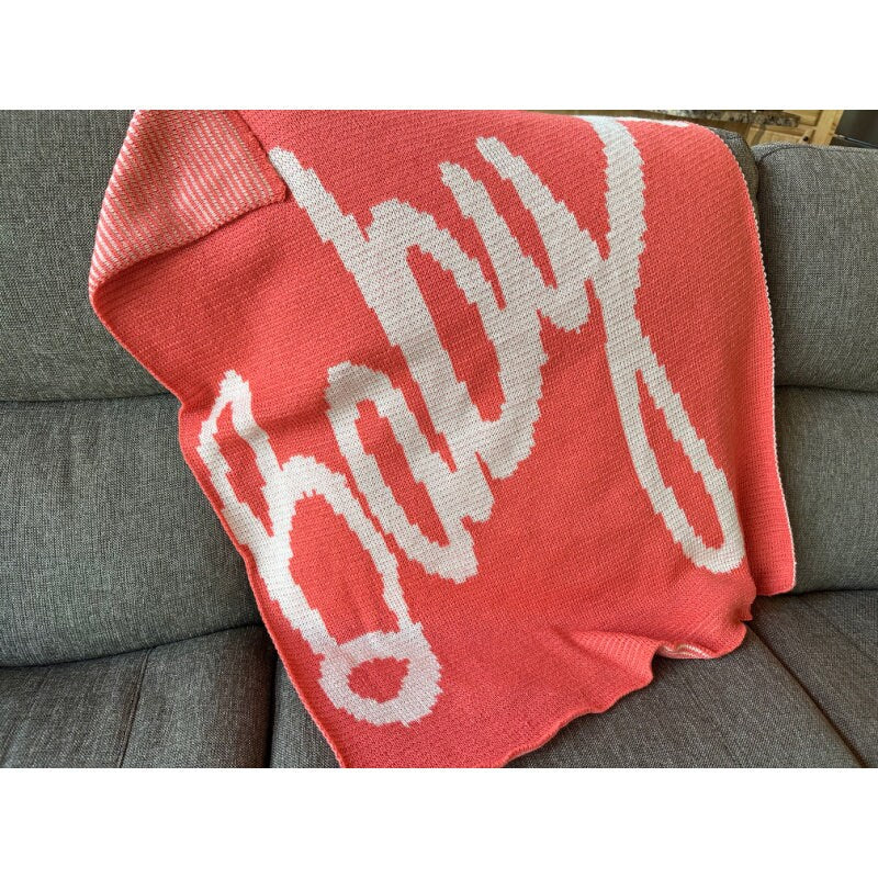 Baby Shower Gift, Baby Blanket, Warm Cozy Afghan, Knit Throw Blanket, Fireplace Throw, Hand Knit Afghan, Knit Blanket, Chunky Knit Blanket