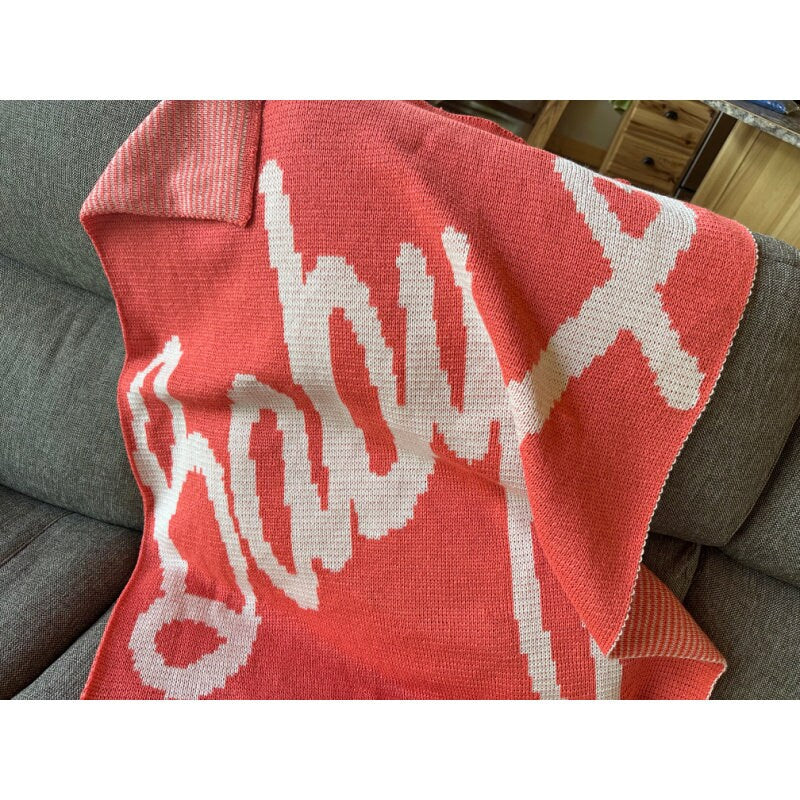 Baby Shower Gift, Baby Blanket, Warm Cozy Afghan, Knit Throw Blanket, Fireplace Throw, Hand Knit Afghan, Knit Blanket, Chunky Knit Blanket