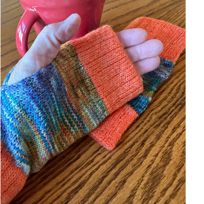 Womens Knit Fingerless Mittens, Handmade Fingerless Gloves Women, Fingerless Wrister, Arm Warmers, Knit Fingerless Glove, Wrist Warmers