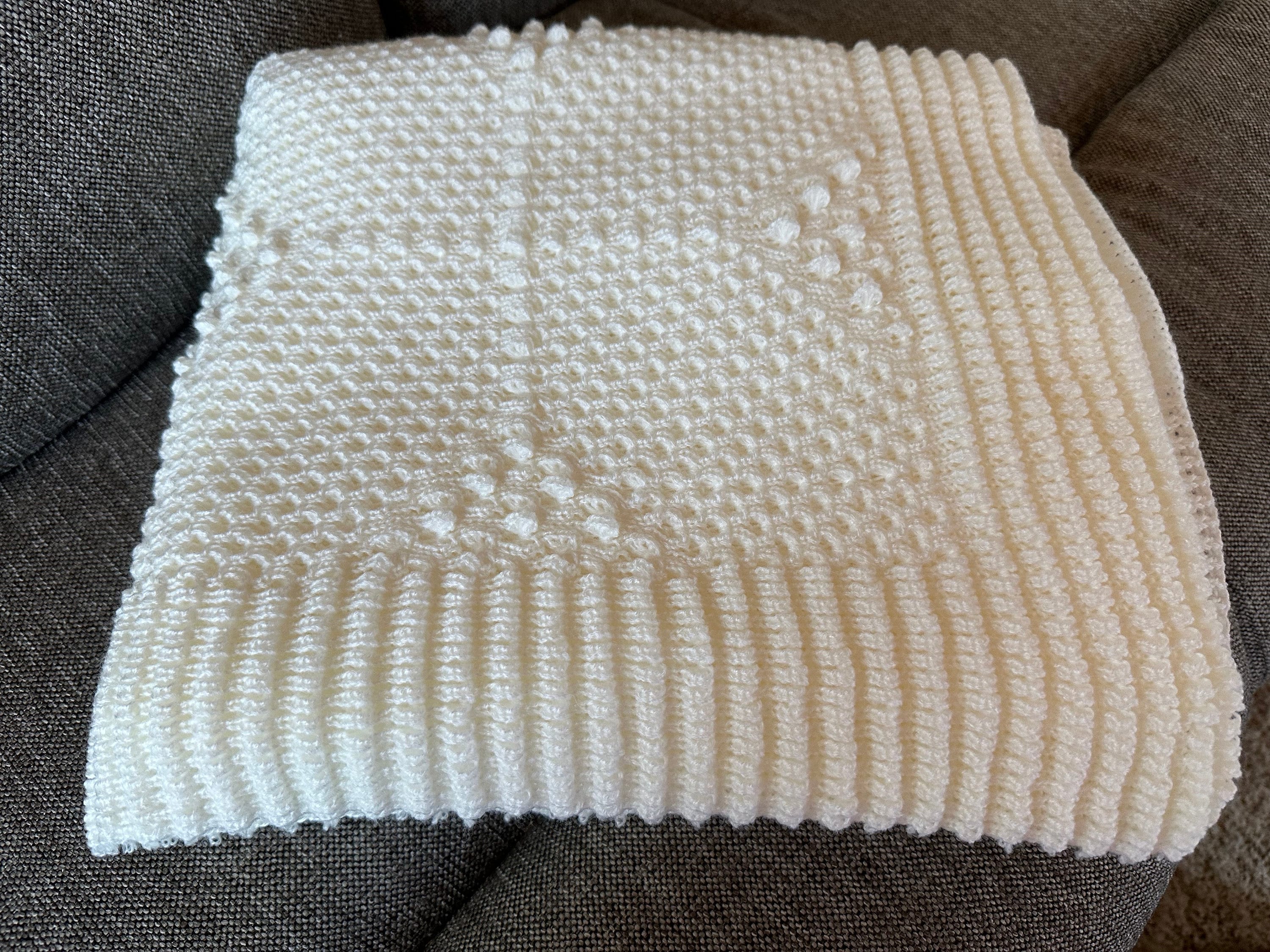 Knit Afghan Handmade, Baby Shower Gift, Handmade Blanket, Throw Blanket, Nursery Accent Wall, Blanket, Chunky Knit Blanket, Swaddle Blanket