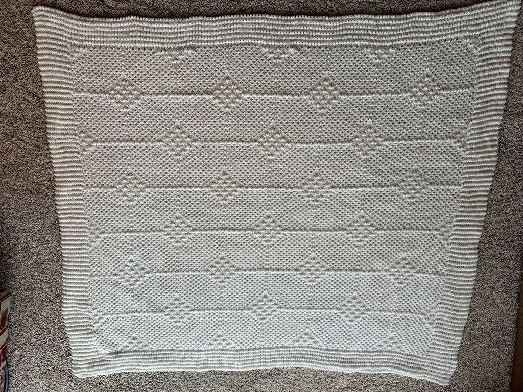 Knit Afghan Handmade, Baby Shower Gift, Handmade Blanket, Throw Blanket, Nursery Accent Wall, Blanket, Chunky Knit Blanket, Swaddle Blanket