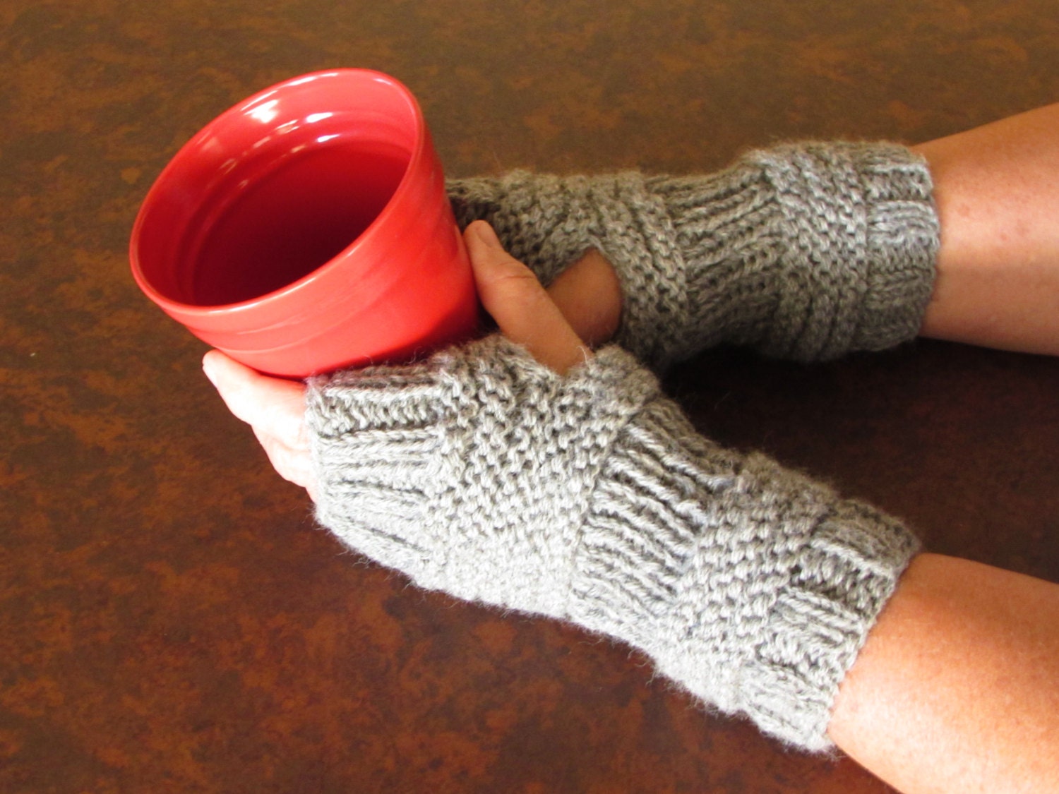 EKP2017-1 Fingerless Mittens Easy Knitting Patterns-Fingerless Gloves Women-Knit Winter Gloves-Knit Arm Warmers Mitten Knitting Patterns