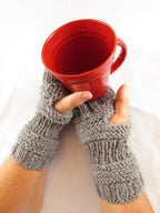 EKP2017-1 Fingerless Mittens Easy Knitting Patterns-Fingerless Gloves Women-Knit Winter Gloves-Knit Arm Warmers Mitten Knitting Patterns